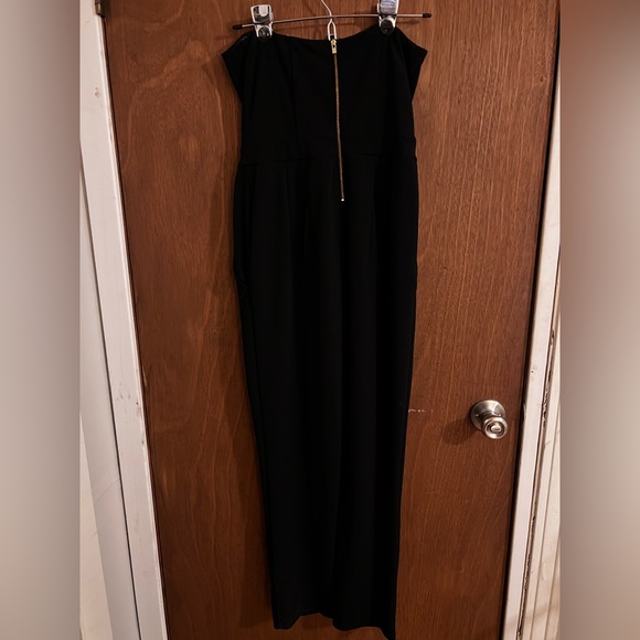 EXPRESS BLACK STRAPLESS SWEETHEART JUMPSUIT Size 4 - Picture 2 of 5